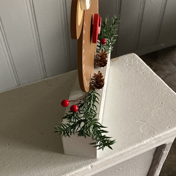 NWT- Jingle All The Way Wooden Reindeer- Days To Christmas Countdown Decoration - Picture 12 of 13